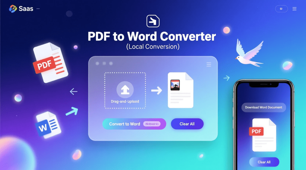 PDF to Word Converter - Convert PDF to DOCX Online Free