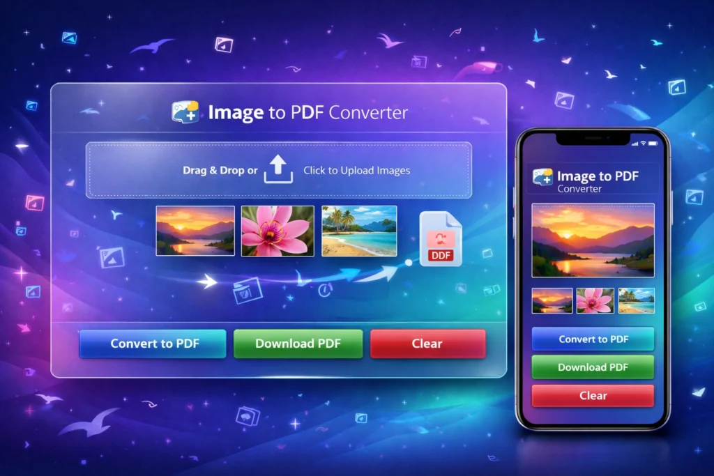image to PDF converter tool