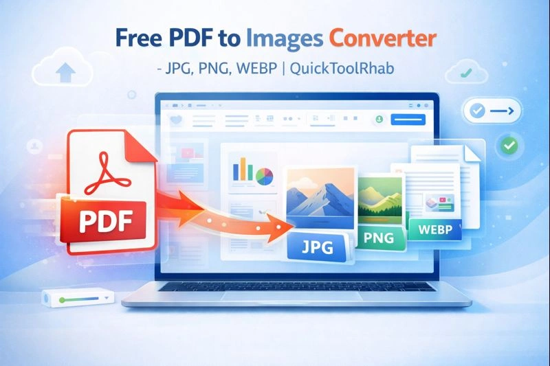 Free PDF to Images Converter - JPG, PNG, WEBP QuickToolRhab